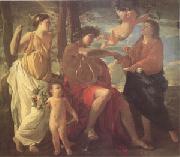 Nicolas Poussin The Inspiration of the Poet (mk05) Sweden oil painting artist